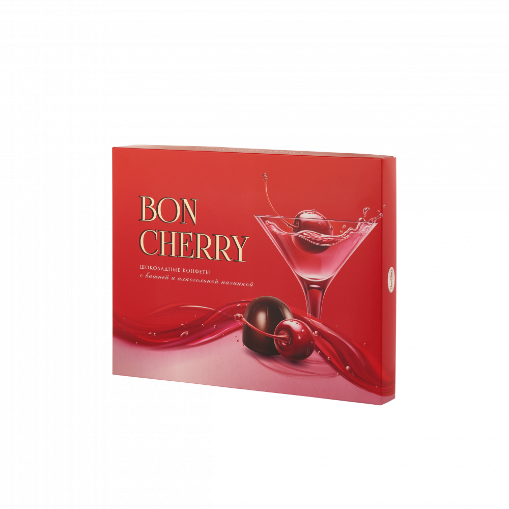 Шоколадные конфеты «Bon Cherry» («Бон Чери») 0,2 кг коробка